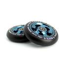 North Scooters North HQ 88A - Wheels BLUE-BLACK PU 110MM Scooter Wheels