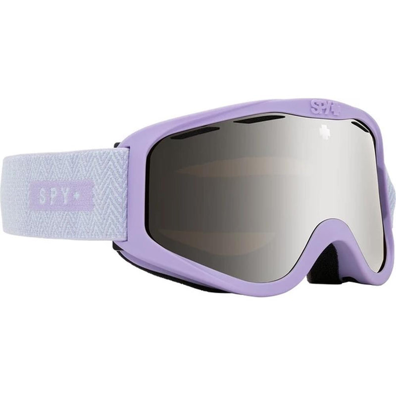 313347255084-Herringbone Lavender, Spy, Cadet Goggles, Winter 2020, Youth Goggles, Silver Lenses, Purple Frame