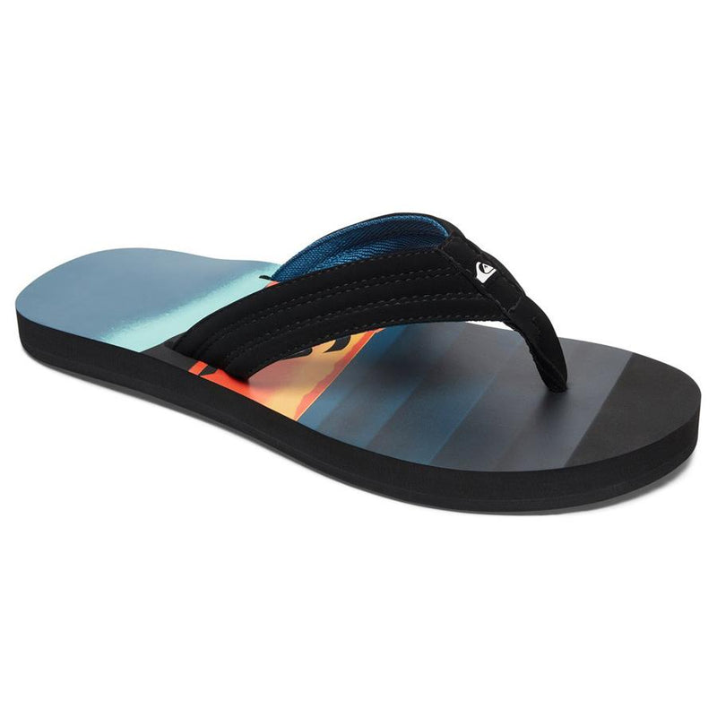 quicksilver Basis Sandals side view  Mens Flip Flops black/grey aqyl100482-xknb
