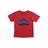 quicksilver Wax Head Boy Tee front view Boys Short Sleeve T-Shirts red aqkzt03275-rqr0