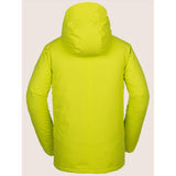 g0451908-lim volcom 17 fourty ins jacket mens insulated snowboard jacket lime