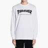 thrasher skate mag ls tee front view mens t-shirts long sleeve white