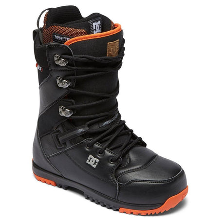 dc mutiny side view Mens Lace Snowboad Boots black