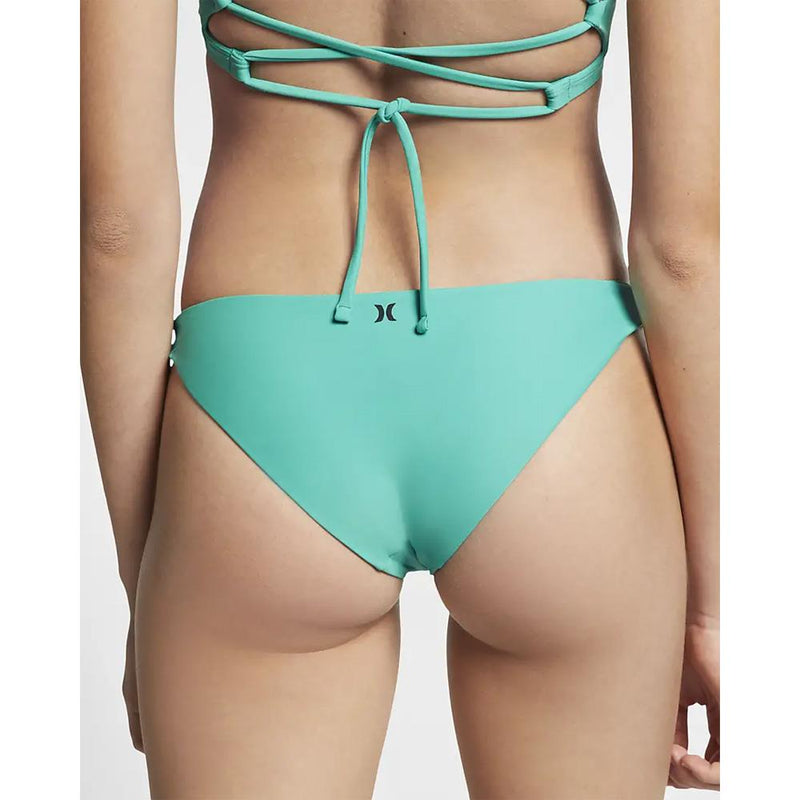 Hurley, Quick Dry Surf Bottoms, Womens Bikini Bottoms, 940926-320, mint, back view