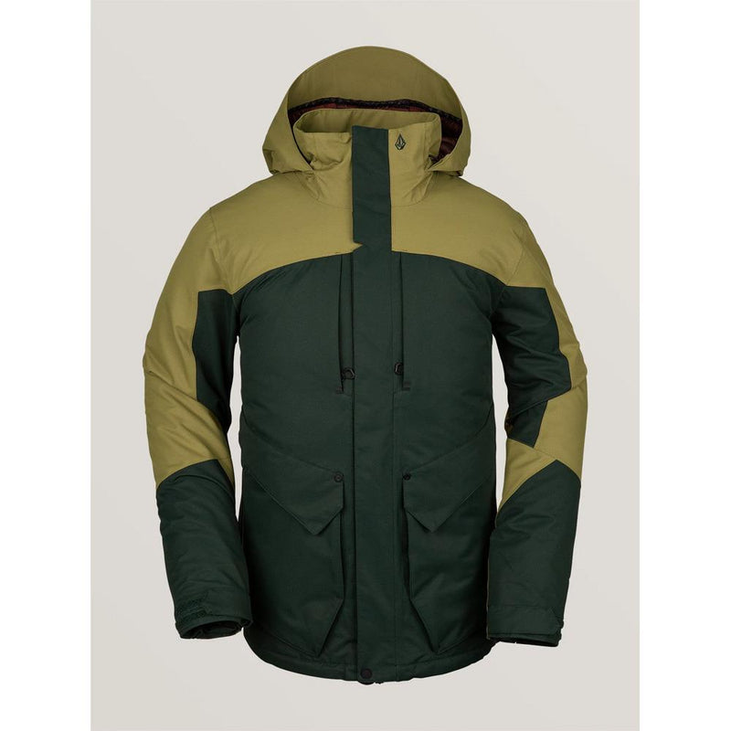 G0452005-DKG, Dark Green, Volcom, Anders 2L TDS Jacket, Mens Insulated Jackets, Mens Snowboard Jackets, Mens Outerwear, Winter 2020