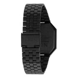 A158-001-00, ALL BLACK,NIXON, THE RE-RUN, MENS WATCHES, MENS METAL BAND WATCHES, WINTER 2019, BACK VIEW
