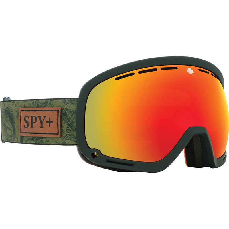 313013232869, Marshall Gone Fishing, Spy, Winter 2020, Mens Goggles, Red Lens with Green frame/strap