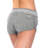 rds Womens Short Court back view Womens Fabric Shorts grey/white rd8271-hgwt