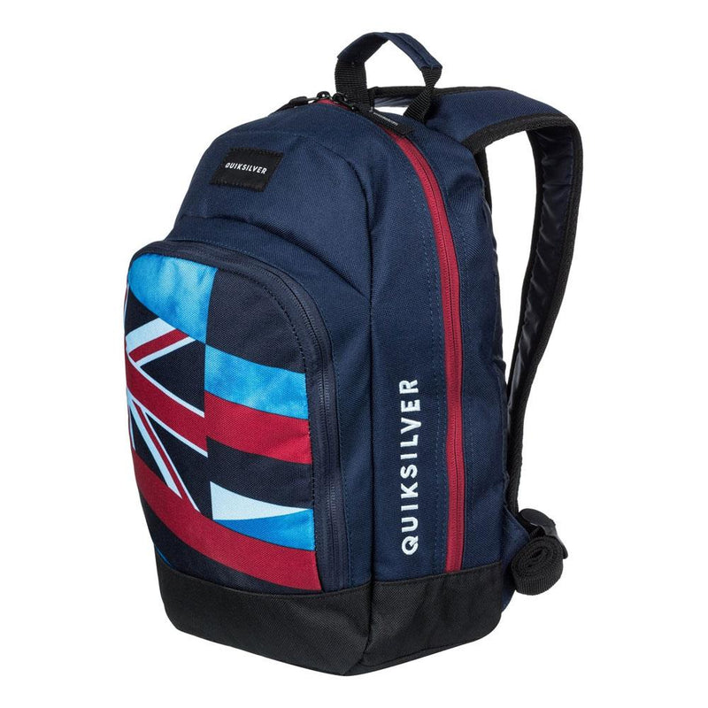 quicksilver Chompine K Backpack side view  School Backpacks blue/red eqkbp03005-brc0