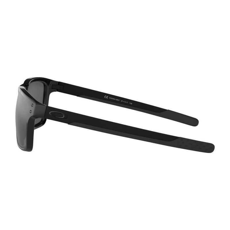 oakley holbrook miz prizm polar side view mens polarized sunglasses black polarized black gloss