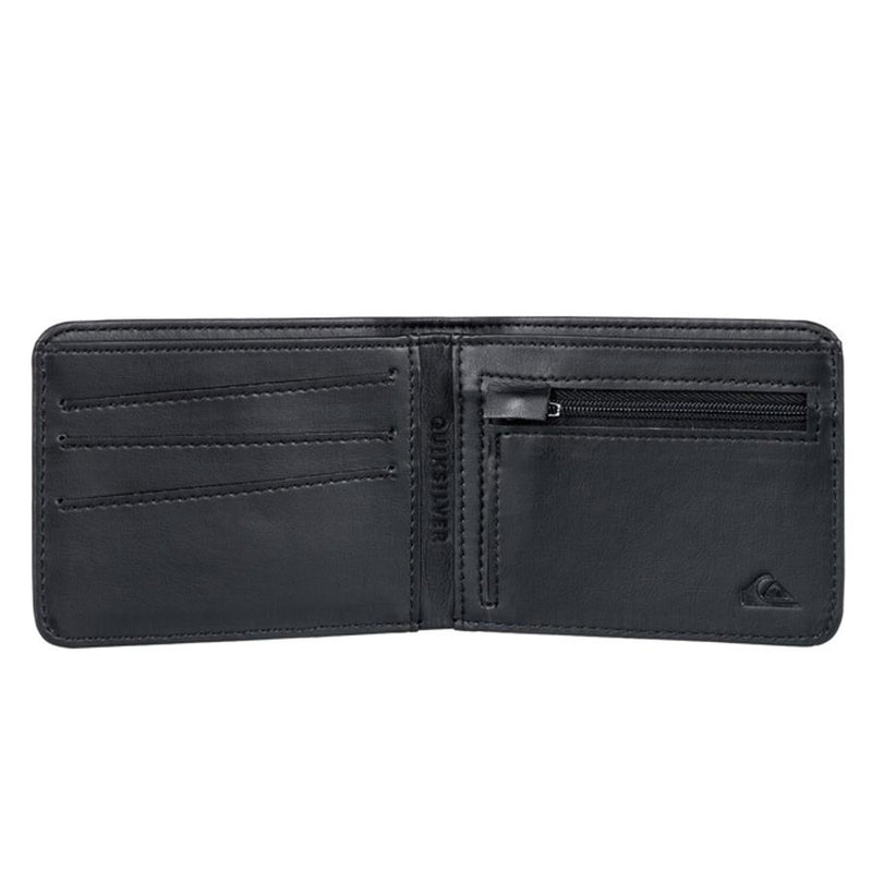 quicksilver vintage bi-fold wallet inside view mens wallets black eqyaa03649-kjv0
