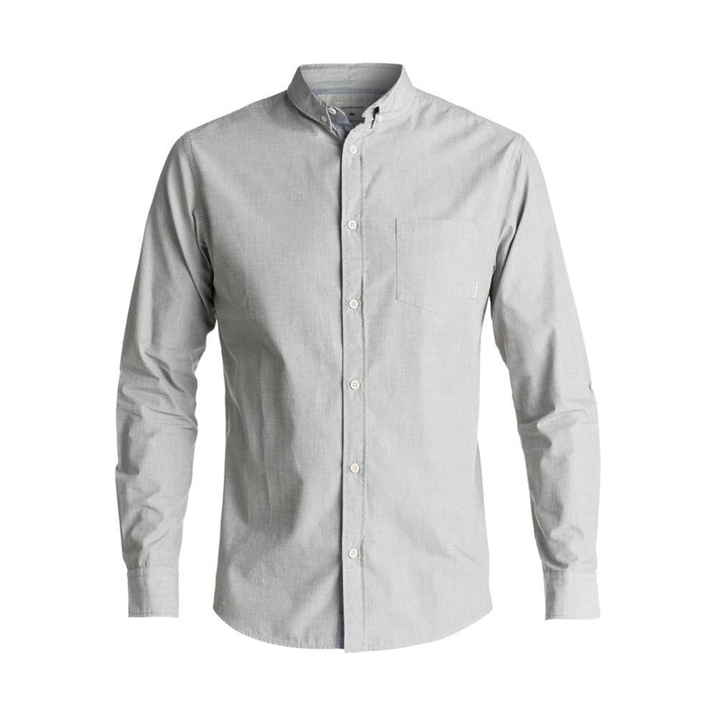 quicksilver Wilsden LS front view  Mens Button Up Long Sleeve Shirts white eqywt03378-szh0