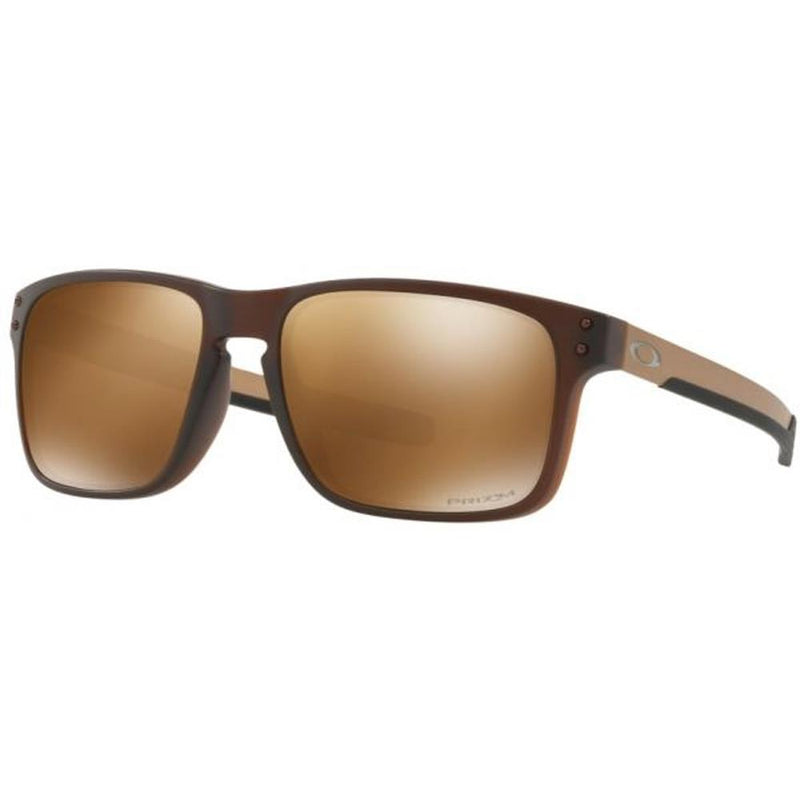oakley holbrook miz prizm polar side view mens polarized sunglasses bronze polarized brown