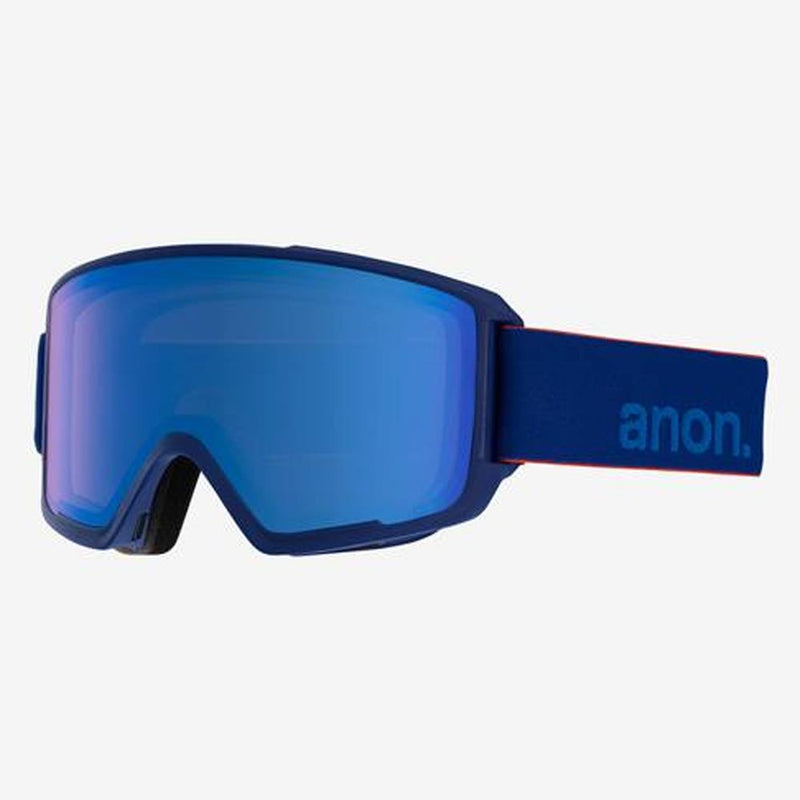 18565101444 anon m3 goggle w/spr mens goggles bronze blue mirror blue