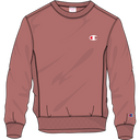 Champion Champion Mens Reverse Weave Crew Siesta Pink M Mens Sweaters