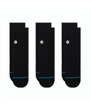Stance Stance Mens STP Icon Quarter 3 Pack Socks White M Mens Socks