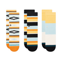 Stance Stance Youth Serape 3 Pack Socks Pink M Youth Socks