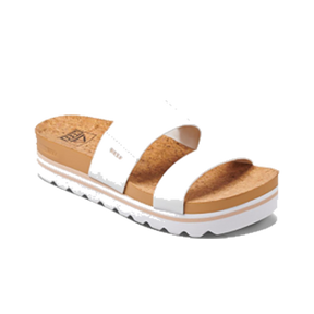 Reef Reef Womens Cushion Vista Hi Sandals Black 6 Womens Slip on Sandals 5 to 11