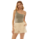 Amuse Society Amuse Society Women's Windy Knit Top Bay Leaf S Womens Tank Tops