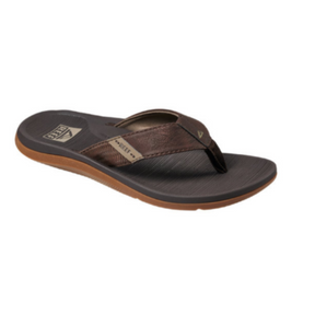 Reef Reef Mens Santa Ana Flip Flops - Brown Brown 8 Mens Sandals Flip Flop 5 to 11