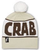 Crab Grab Crab Grab Pom Beanies Coffee & Cream One Size Mens Toques