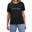 Brunette Brunette Sip Sip Hooray Classic Tee White S/M Womens T-Shirts