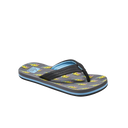 Reef Reef Boys Kids Ahi Flip Flops Aqua/Green 13/1 Youth Boys Sandals 5T to 13T and 1 to 7 US Size