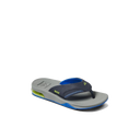 Reef Reef Boys Kids Fanning Flip Flops Navy/Lime 13/1 Youth Boys Sandals 5T to 13T and 1 to 7 US Size