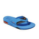 Reef Reef Boys Kids Fanning Flip Flops Navy/Lime 13/1 Youth Boys Sandals 5T to 13T and 1 to 7 US Size