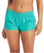 Women's Volcom Simply Core 2 Inch Boardshorts in Teal.