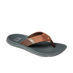Reef Reef Mens Santa Ana Flip Flops Grey 8 Mens Sandals Flip Flop 5 to 11