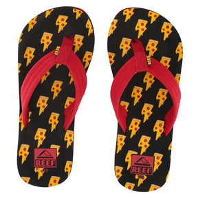 Reef Reef Boys Kids Ahi Sandals BLACK-YELLOW 1 Youth Boys Sandals 5T to 13T and 1 to 7 US Size