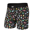 Saxx SAXX Mens Daytripper Boxer Brief Fly BLACK XS Mens Boxer Brief Underwear