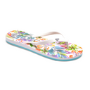 Roxy Roxy Women's Tahiti VII Sandals WHITE/C PINK/FLORAL PRINT 6 Womens Sandals Flip Flop 5 to 11