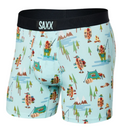 Saxx Saxx Men's Ultra Soft Boxer Brief Fly Coast Life Navy S Mens Boxer Brief Underwear