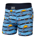 Saxx Saxx Men's Ultra Soft Boxer Brief Fly Coast Life Navy S Mens Boxer Brief Underwear