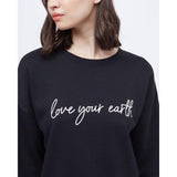 Sweat à capuche surdimensionné Ten Tree Love Your Earth