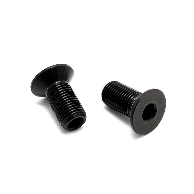 TLC Hollow titanium crank spindle bolts - Black
