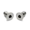 TLC Hollow titanium crank spindle bolts - Natural