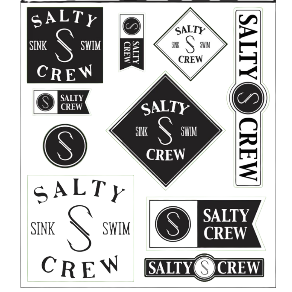 Feuille d'autocollants Salty Crew Core