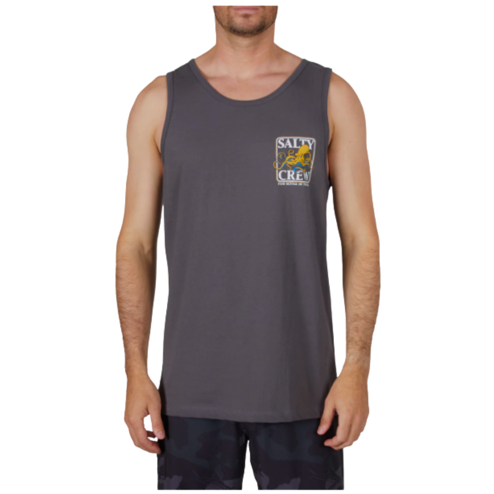 Salty Crew Salty Crew Men's Ink Slinger Tank Charcoal S Mens Sleeveless Shirts