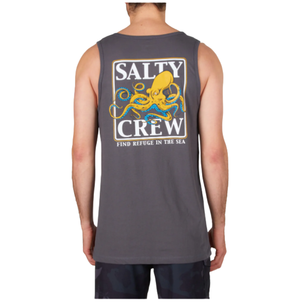 Salty Crew Salty Crew Men's Ink Slinger Tank Charcoal S Mens Sleeveless Shirts