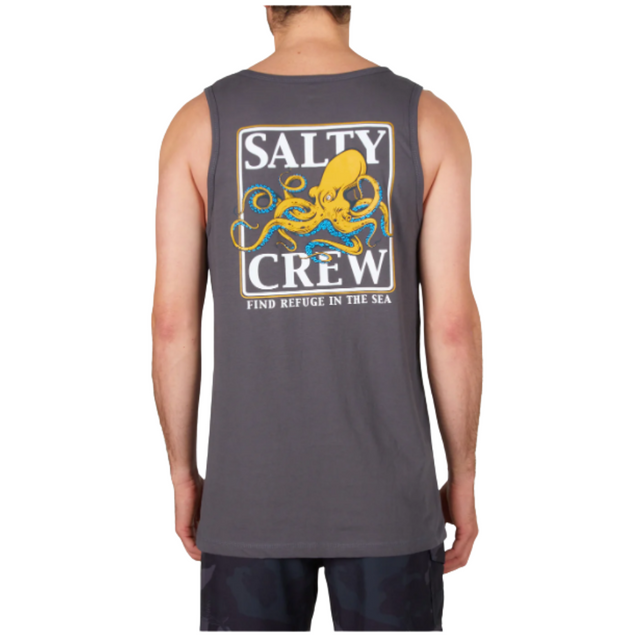 Salty Crew Salty Crew Men's Ink Slinger Tank Charcoal S Mens Sleeveless Shirts