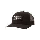 Salty Crew Salty Crew Men's Pinnacle 2 Retro Trucker Hat Military/Silver 1SZ Mens Hats Curved Brim