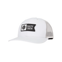 Salty Crew Salty Crew Men's Pinnacle 2 Retro Trucker Hat Military/Silver 1SZ Mens Hats Curved Brim