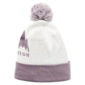 Burton Burton Trope Kids Beanie Stout White 1SZ Youth Girls Toques 2 to 7 years