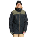 Quiksilver Quiksilver Men's Fairbanks Insulated Snow Jacket True Black XS Mens Insulated Snowboard Jacket