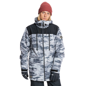 Quiksilver Quiksilver Men's Fairbanks Insulated Snow Jacket True Black XS Mens Insulated Snowboard Jacket