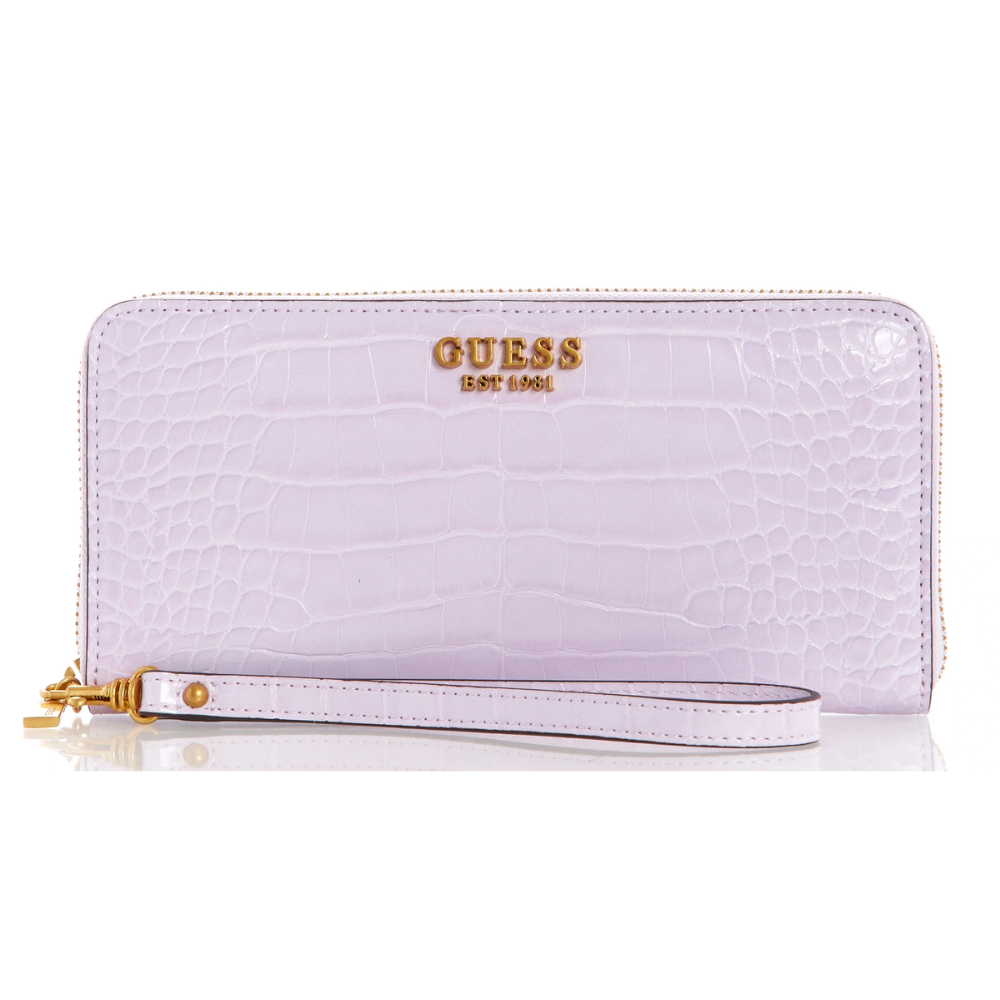 Guess Laurel (Katey Croc) Large Zip Around Wallet