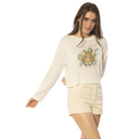Amuse Society Amuse Society Womens Wild Thing Long Sleeve Vintage White S Womens Long Sleeve Shirts